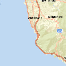 Quercianella Street Map