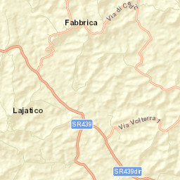 Lajatico Street Map