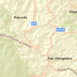 San Gimignano Street Map