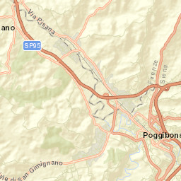 Poggibonsi Street Map
