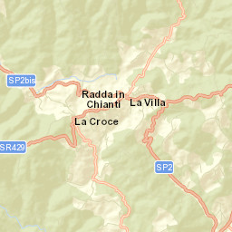 Radda in Chianti Street Map