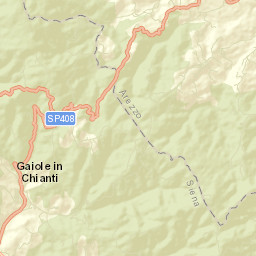 Gaiole in Chianti Street Map
