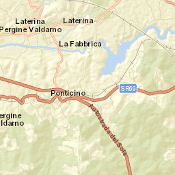 Ponticino Street Map