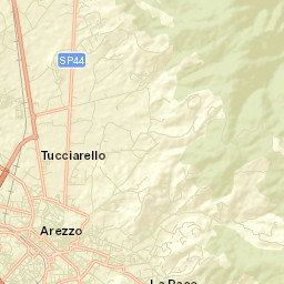 Chiassa-Tregozzano Street Map