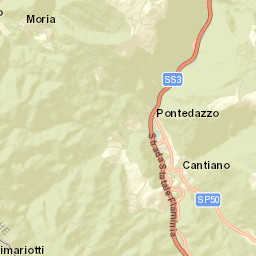 Cantiano Street Map