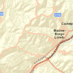 Poggio San Marcello Street Map
