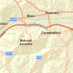 Maiolati Spontini Street Map