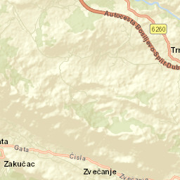 Grad Omiš Street Map