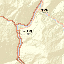 Foča Street Map