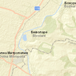 Dolna Mitropolia Street Map