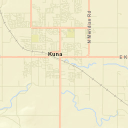 1728-1750 North Pewter Avenue Kuna ID Street Map