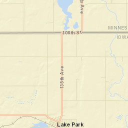 Lake Park Street Map