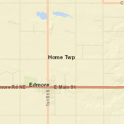 Edmore Street Map