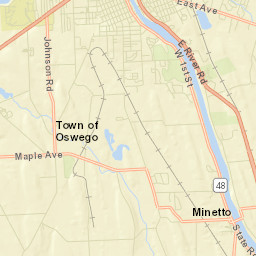 Seneca Hill New York Street Map