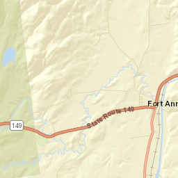 Fort Ann New York Street Map