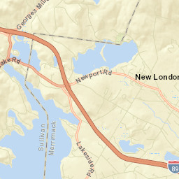 New London Street Map