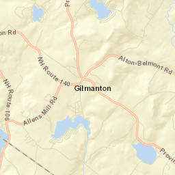 Gilmanton Street Map