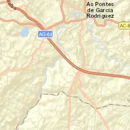 As Pontes de García Rodríguez Street Map