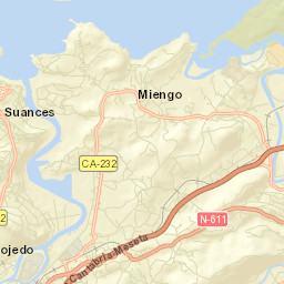 Miengo Street Map