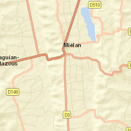 Miélan Street Map