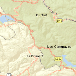 Sorèze Street Map