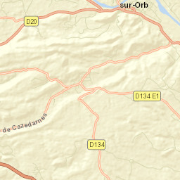 Cessenon-sur-Orb Street Map