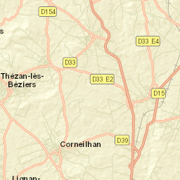 Corneilhan Street Map