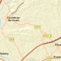 Castelnau-de-Guers Street Map