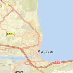 Martigues Street Map