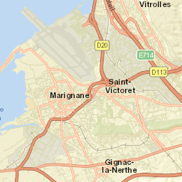 Marignane Street Map