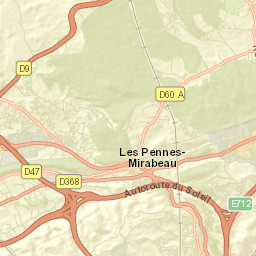 Les Pennes-Mirabeau Street Map