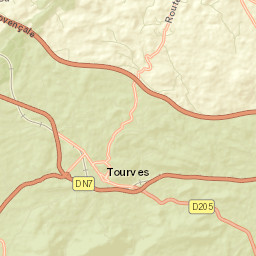 Tourves Street Map