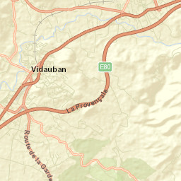 Vidauban Street Map
