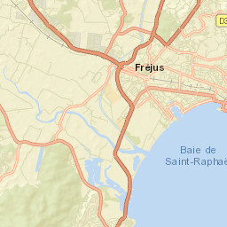 Fréjus Street Map
