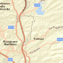 Rosignano Marittimo Street Map