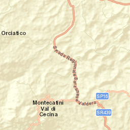 Montecatini Val di Cecina Street Map