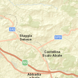 Castellina Scalo Street Map