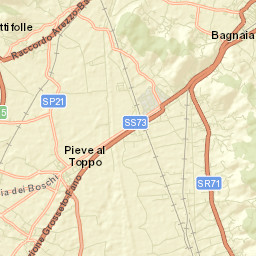 Tegoleto Street Map