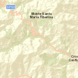 Monte Santa Maria Tiberina Street Map