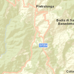 Pietralunga Street Map