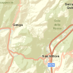 Genga Street Map