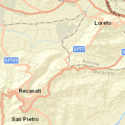 Loreto Stazione Street Map