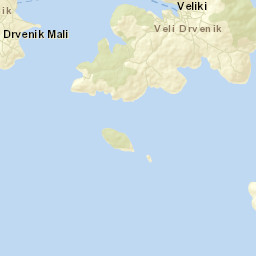 Veliki Drvenik Street Map