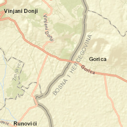 Donji Vinjani Street Map