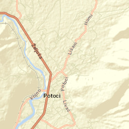 Potoci Street Map
