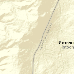 Istočni Mostar Street Map