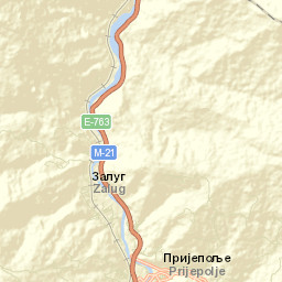 Prijepolje Street Map