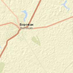 Obshtina Borovan Street Map