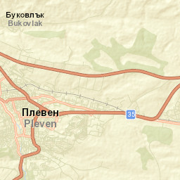 Pleven Street Map