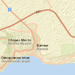 Balchik Street Map